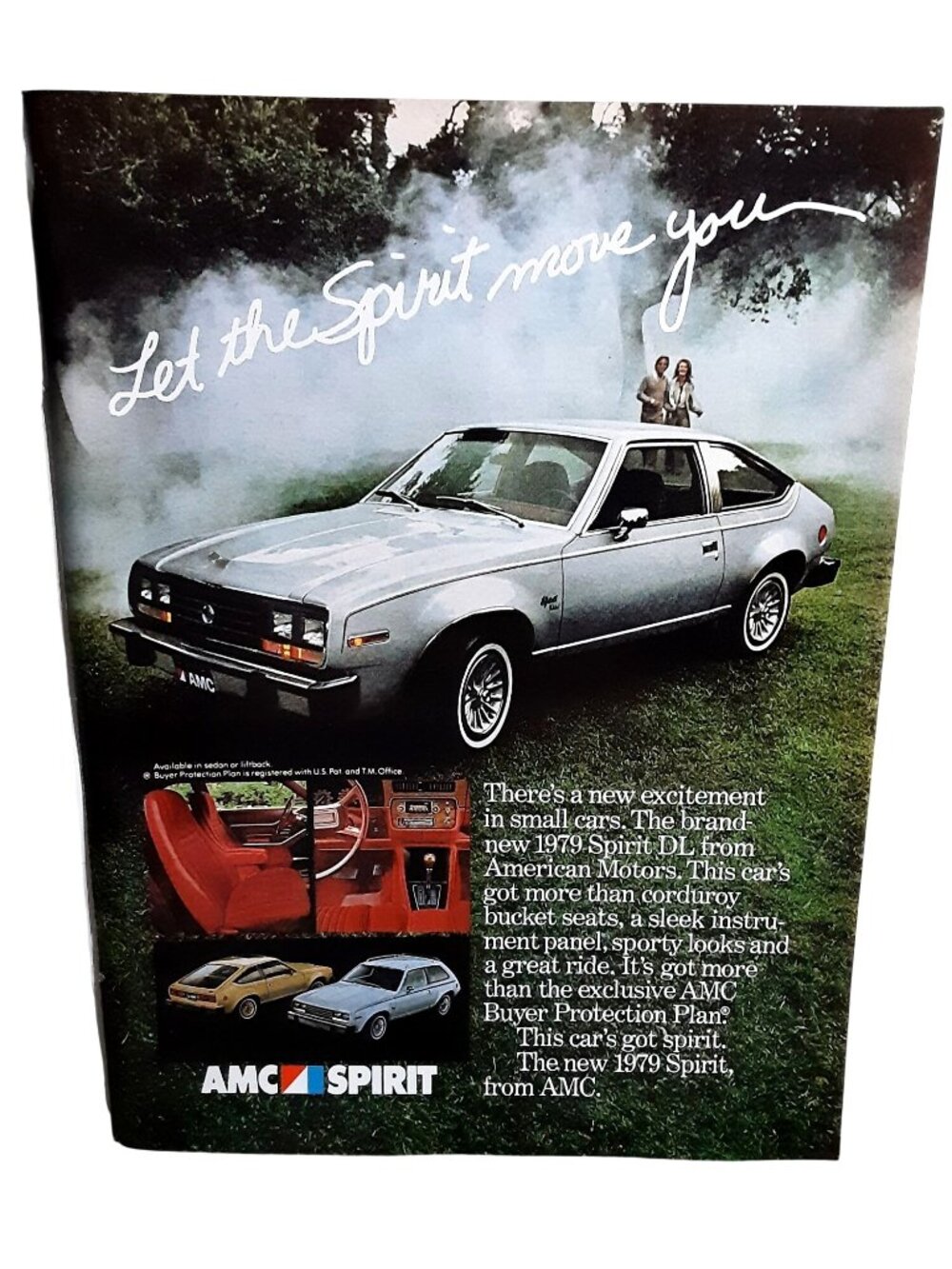 1978 AMC Spirit DL Liftback 1979 Model Vintage American Motors Print Ad